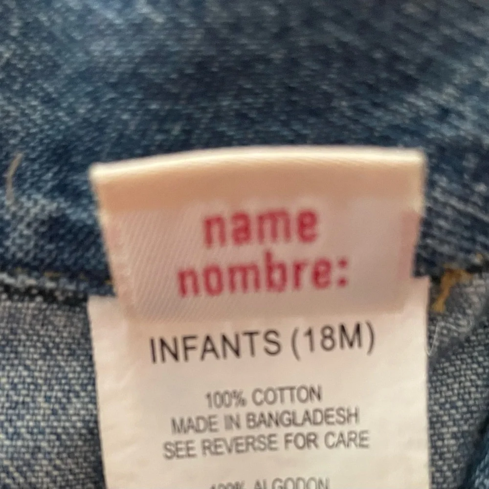 Faded Glory Infant 18 months Jean Jacket Used